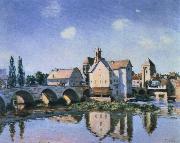 Alfred Sisley the moret bride in the sun oil on canvas